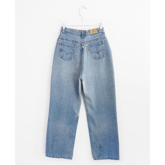 Vtg 70s Levi's Orange Tab Lighter Blue Stonewash High Waist Wide Leg Jeans 13 29 - Picture 2 of 4